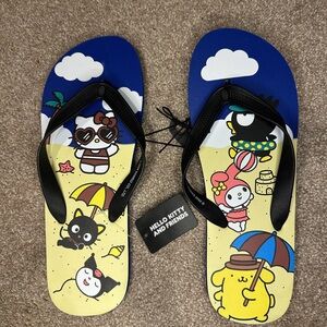 Hello Kitty Blue and Yellow Sandals SIZE 11/12 women’s